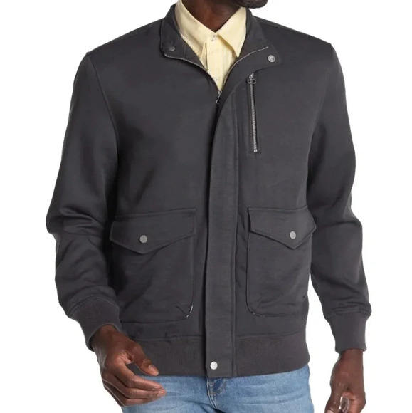 NWT BlankNYC Men's Gray Bomber Jacket XL